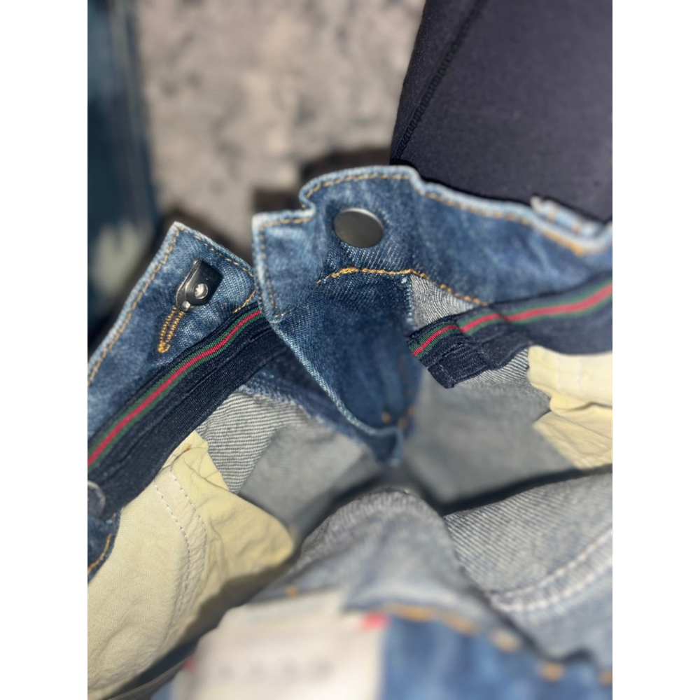 Gucci Kids Size 4 Jeans w/ Tie Dye Acid Wash NWOT - Picture 3 of 8